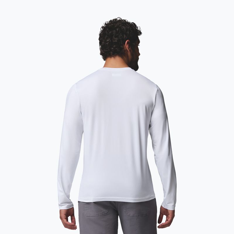 Men's longsleeve Columbia Parsons Point LS Graphic Tee white zigzag climb 3