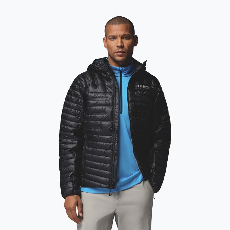 Men's down jacket Columbia Endevour Mountain Down Hooded black 4