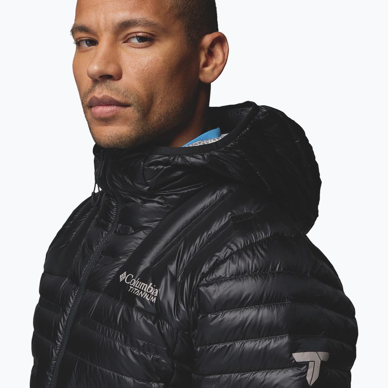 Men's down jacket Columbia Endevour Mountain Down Hooded black 6