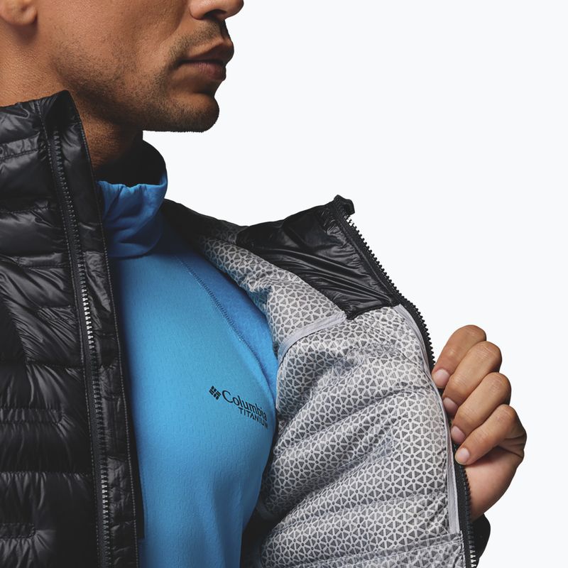 Men's down jacket Columbia Endevour Mountain Down Hooded black 7