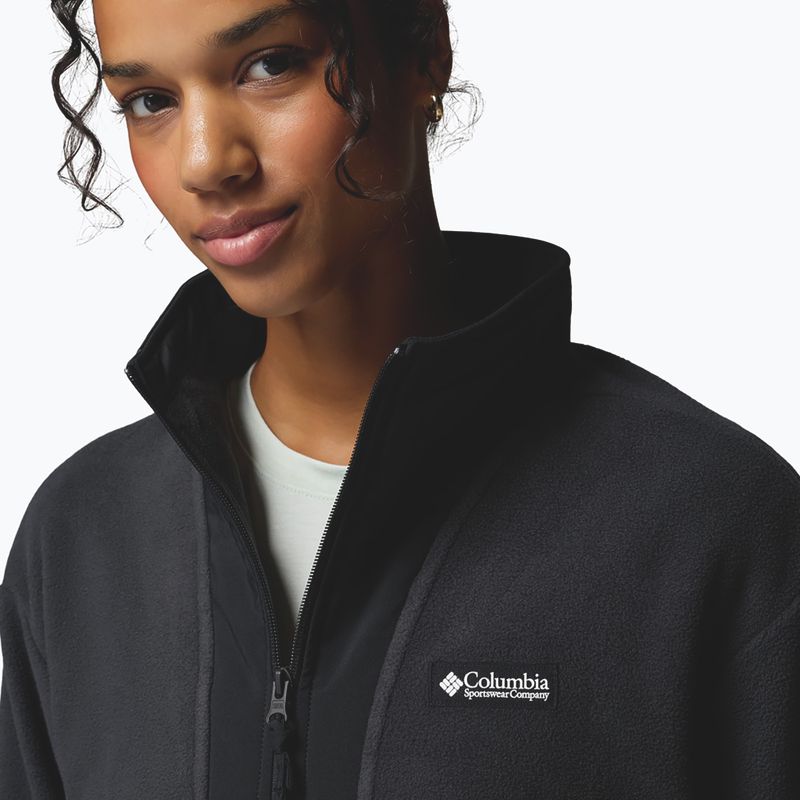 Women's fleece sweatshirt Columbia Sequoia Grove II Half Zip Fleece Black 5