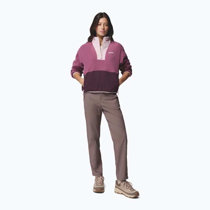 Women's fleece sweatshirt Columbia Sequoia Grove II Half Zip Fleece Antique Mauve/Moonvista/Mineral Pink 2