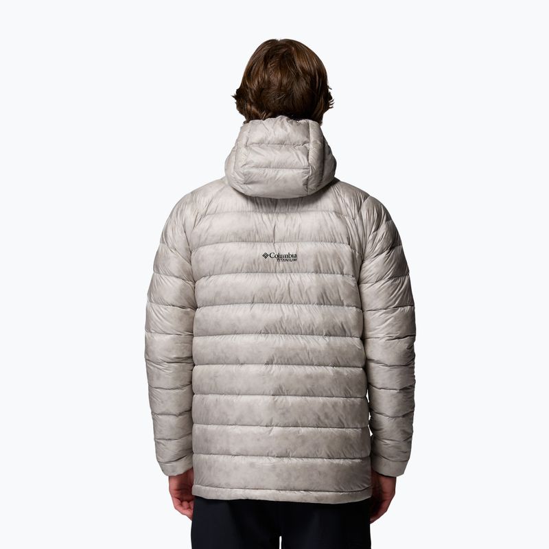 Men's down jacket Columbia Arctic Crest Down Hooded flint grey 3