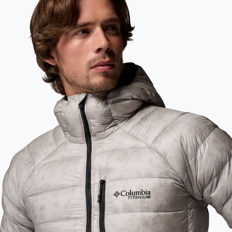 Men's down jacket Columbia Arctic Crest Down Hooded flint grey 6