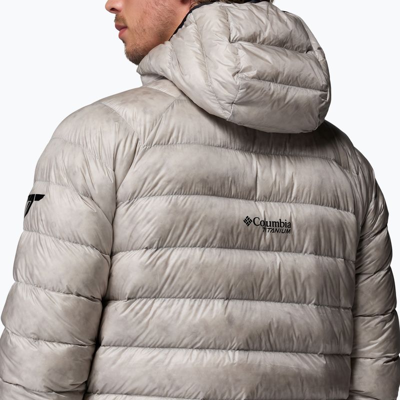 Men's down jacket Columbia Arctic Crest Down Hooded flint grey 8