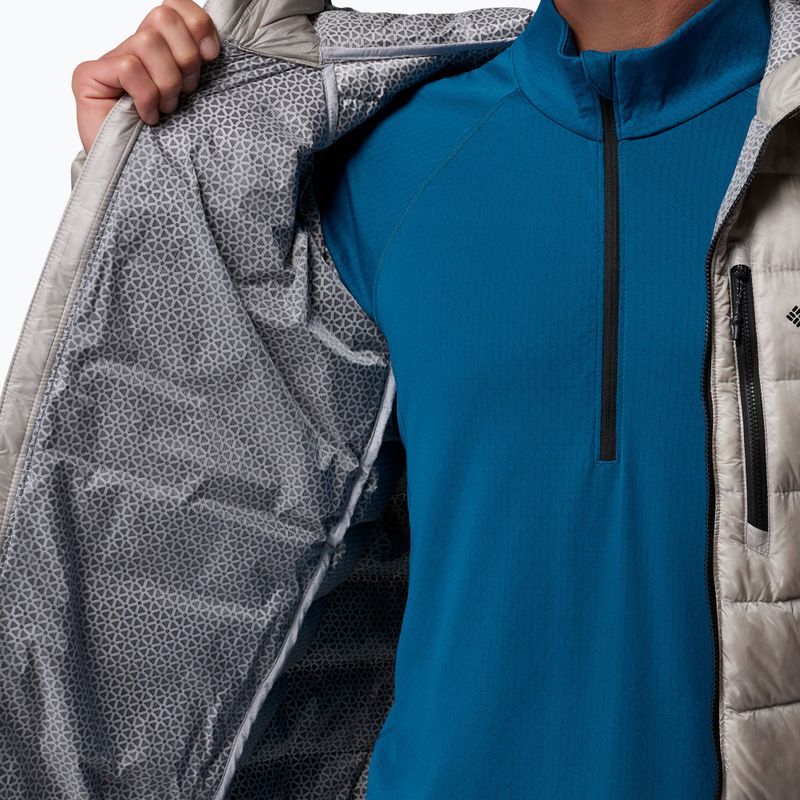 Men's down jacket Columbia Arctic Crest Down Hooded flint grey 9