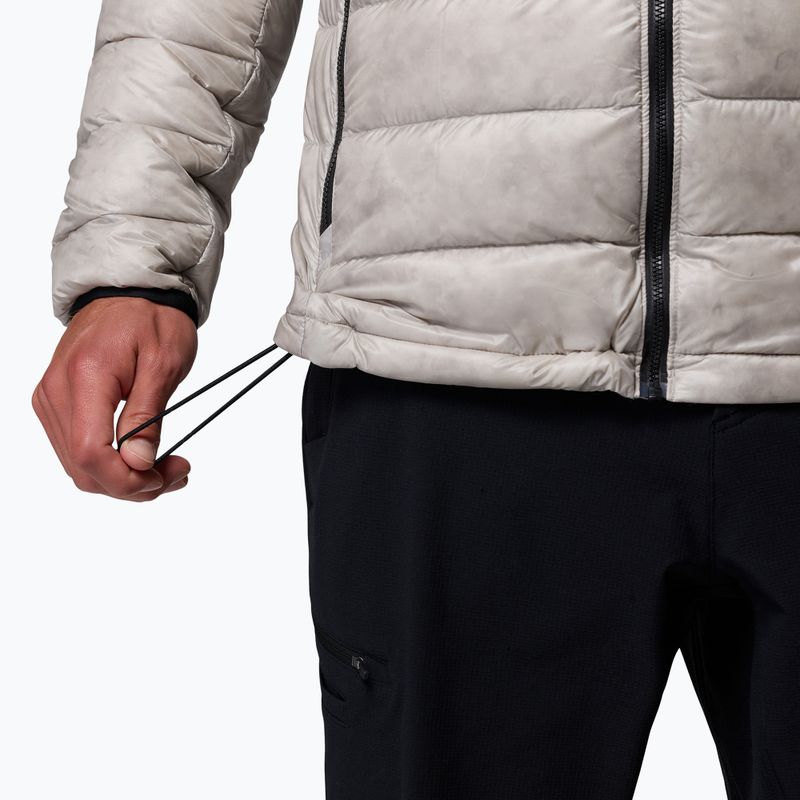 Men's down jacket Columbia Arctic Crest Down Hooded flint grey 10