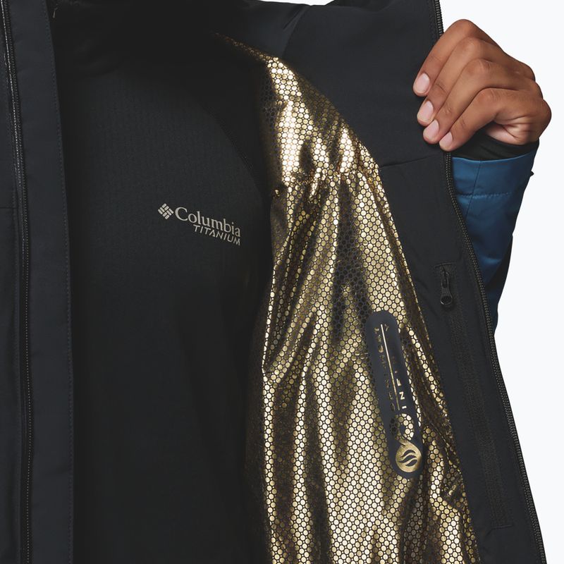 Men's ski jacket Columbia Glacier Ridge Down phoenix blue/black 11
