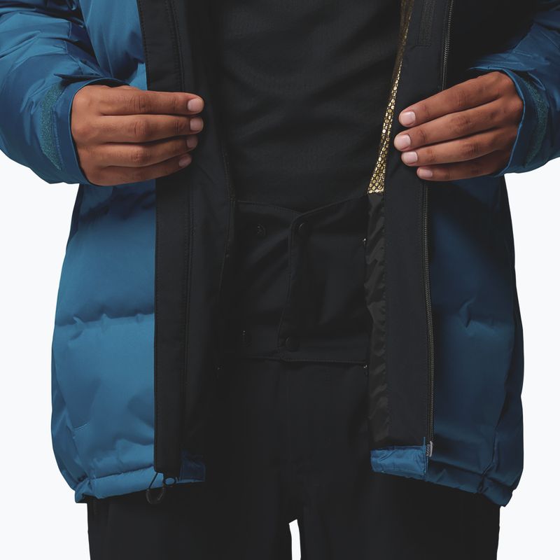 Men's ski jacket Columbia Glacier Ridge Down phoenix blue/black 12