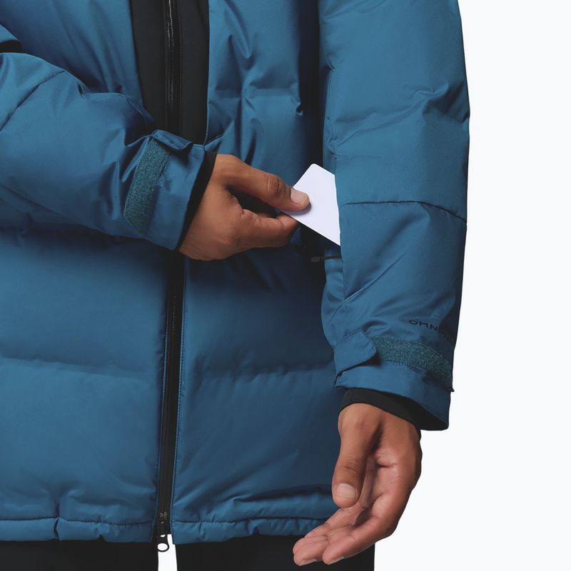 Men's ski jacket Columbia Glacier Ridge Down phoenix blue/black 13