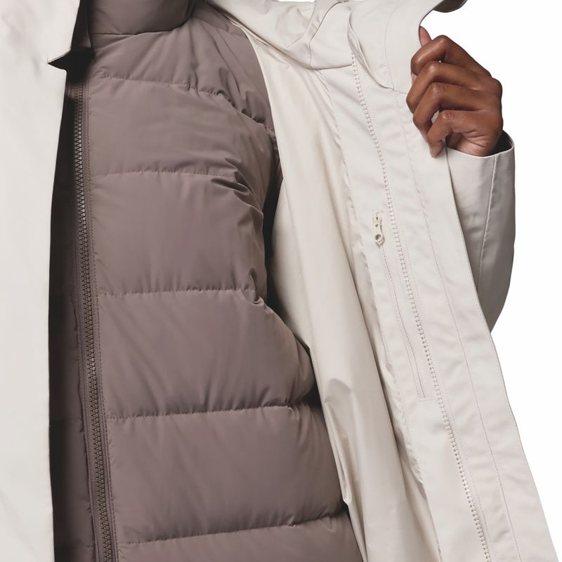 Women's down jacket Columbia Amaze Puff Interchange dark stone 9