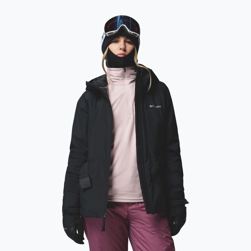Women's ski jacket Columbia Ava Alpine Balted Insulated black 5