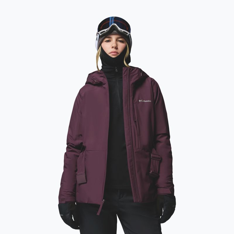 Women's ski jacket Columbia Ava Alpine Balted Insulated moonvista 4