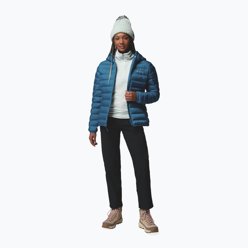 Women's down jacket Columbia Lake 22 II Down Hooded phoenix blue 2