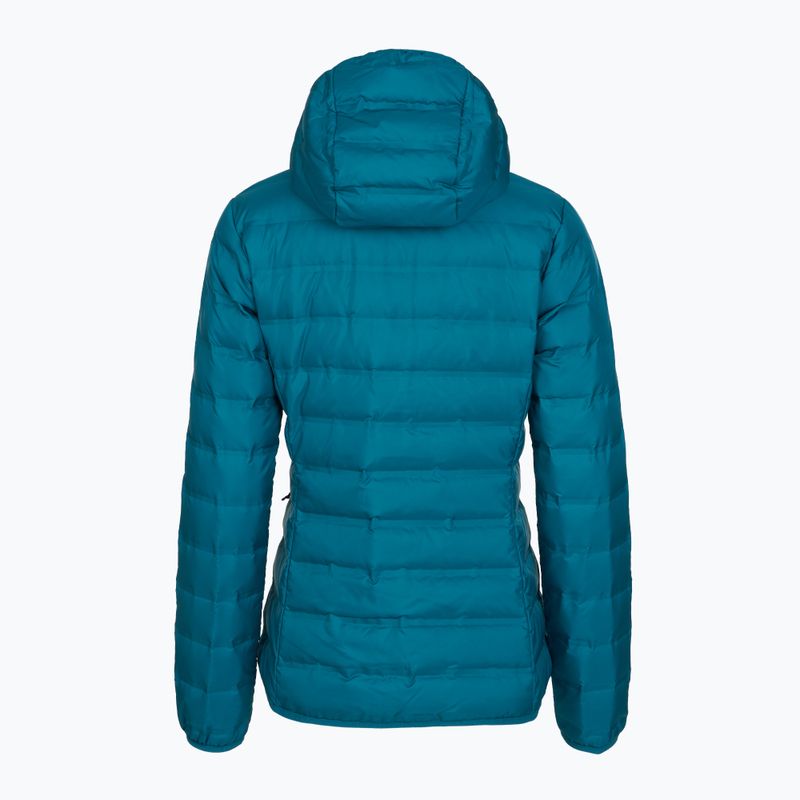 Women's down jacket Columbia Lake 22 II Down Hooded phoenix blue 10