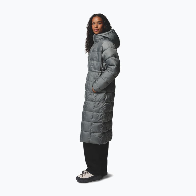 Women's insulated jacket Columbia Puffect III Long sedona sage 5