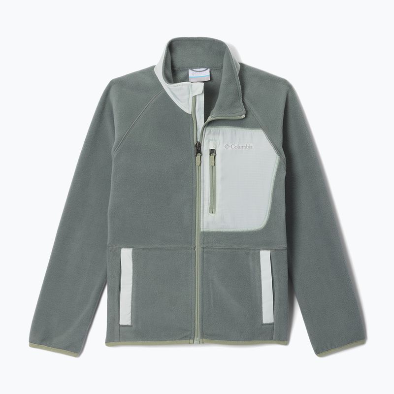Children's fleece sweatshirt Columbia Fast Trek V Full Zip sedona sage/tea light