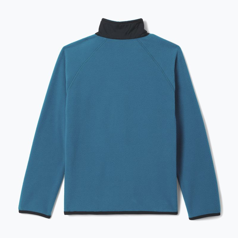 Children's fleece sweatshirt Columbia Fast Trek V Full Zip phoenix blue/black 2