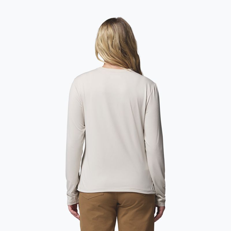 Women's longsleeve Columbia Parsons Point LS Graphic Tee dark stone heather/all terrain 3