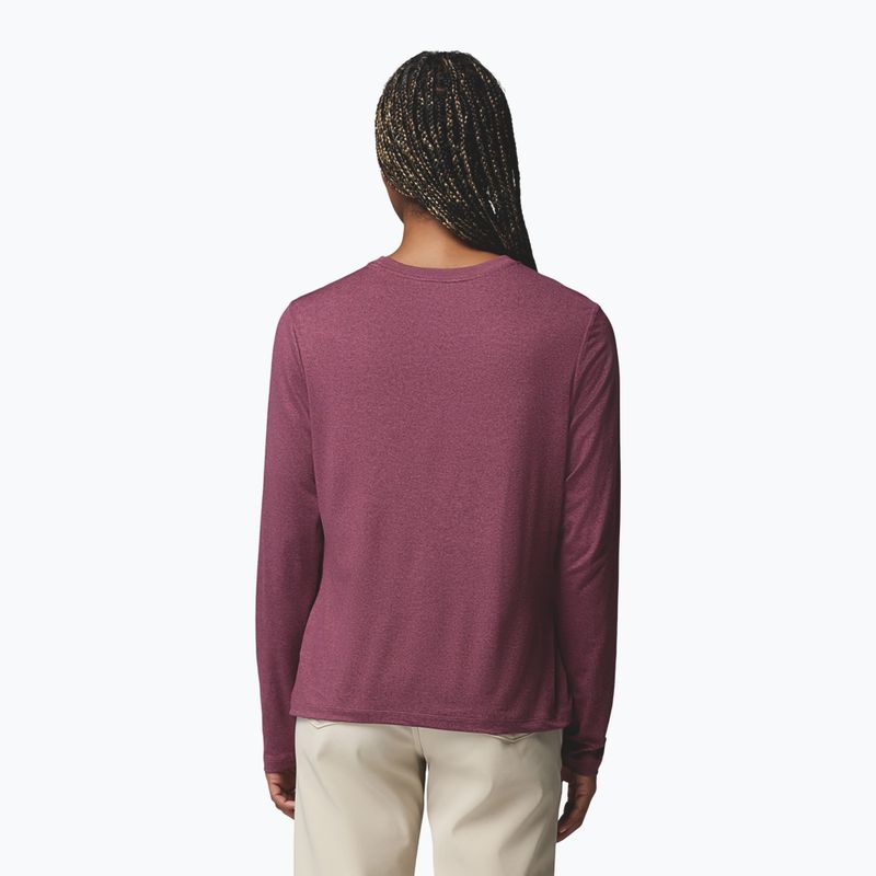 Women's longsleeve Columbia Parsons Point LS Graphic Tee antique mauve heather/all terrain 3
