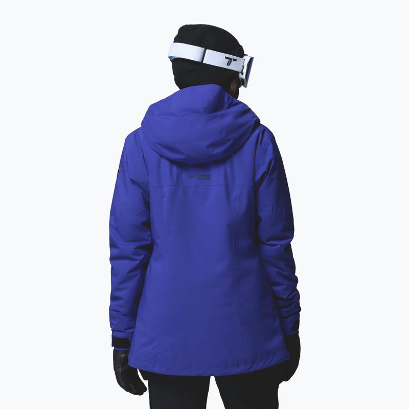 Women's ski jacket Columbia Platinum Peak Insulated purple quartz 3