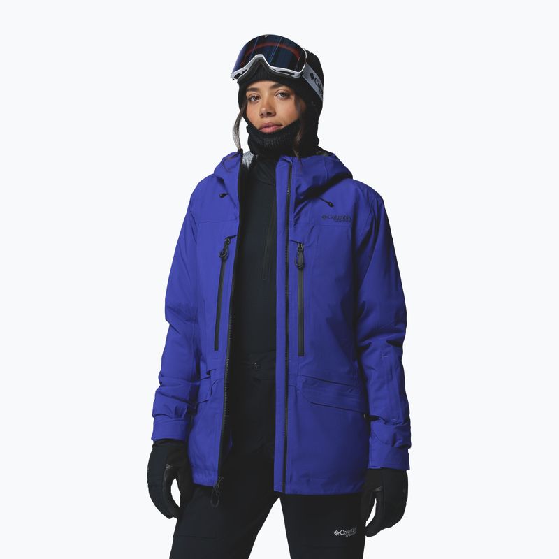 Women's ski jacket Columbia Platinum Peak Insulated purple quartz 5