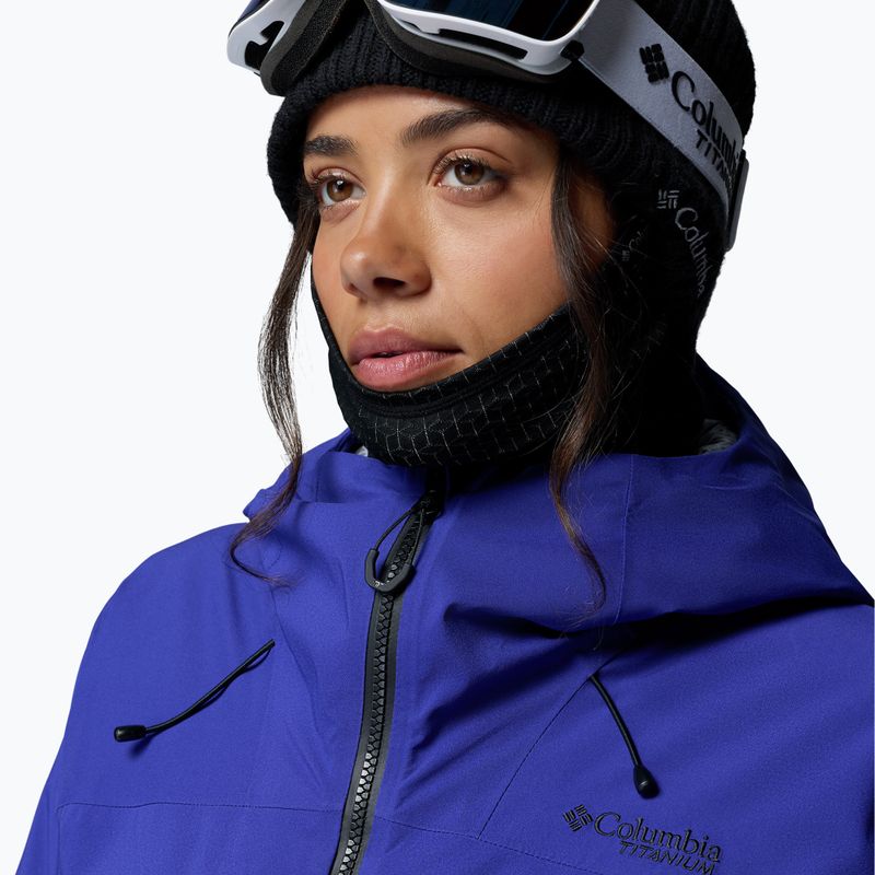 Women's ski jacket Columbia Platinum Peak Insulated purple quartz 8