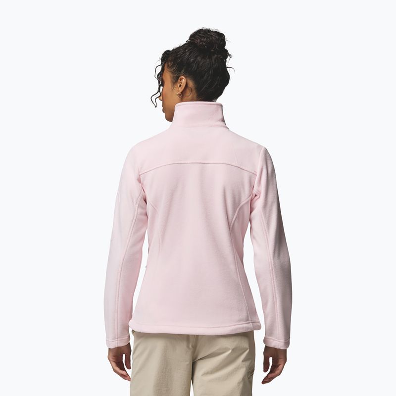 Women's fleece sweatshirt Columbia Fast Trek II powder pink 3