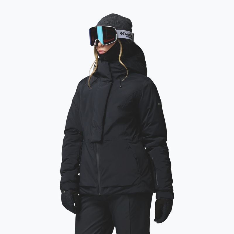 Women's ski jacket Columbia Roffe Ridge Down black 5
