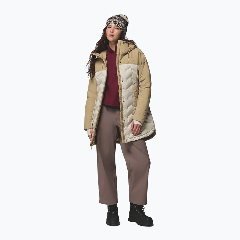 Women's down jacket Columbia Mountain Croo III Mid Down dark stone/beach 2