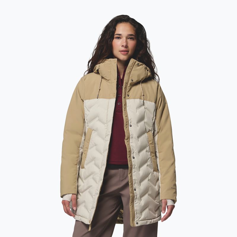 Women's down jacket Columbia Mountain Croo III Mid Down dark stone/beach 4