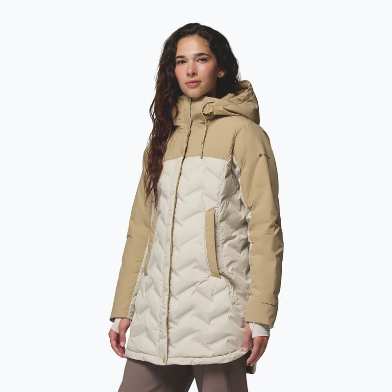 Women's down jacket Columbia Mountain Croo III Mid Down dark stone/beach 5