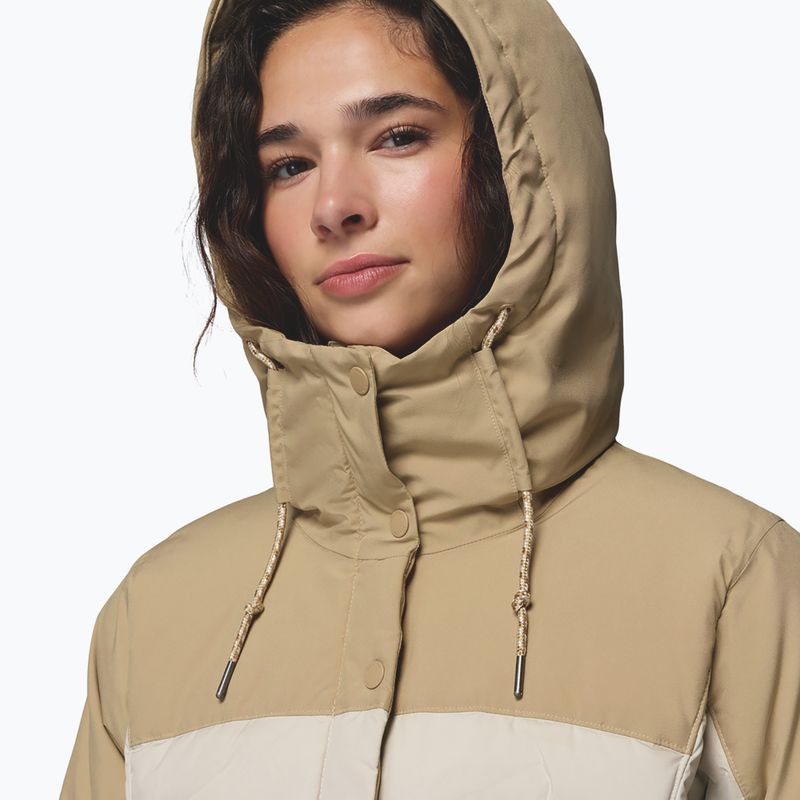 Women's down jacket Columbia Mountain Croo III Mid Down dark stone/beach 6
