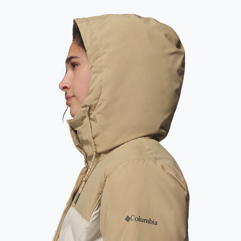 Women's down jacket Columbia Mountain Croo III Mid Down dark stone/beach 7