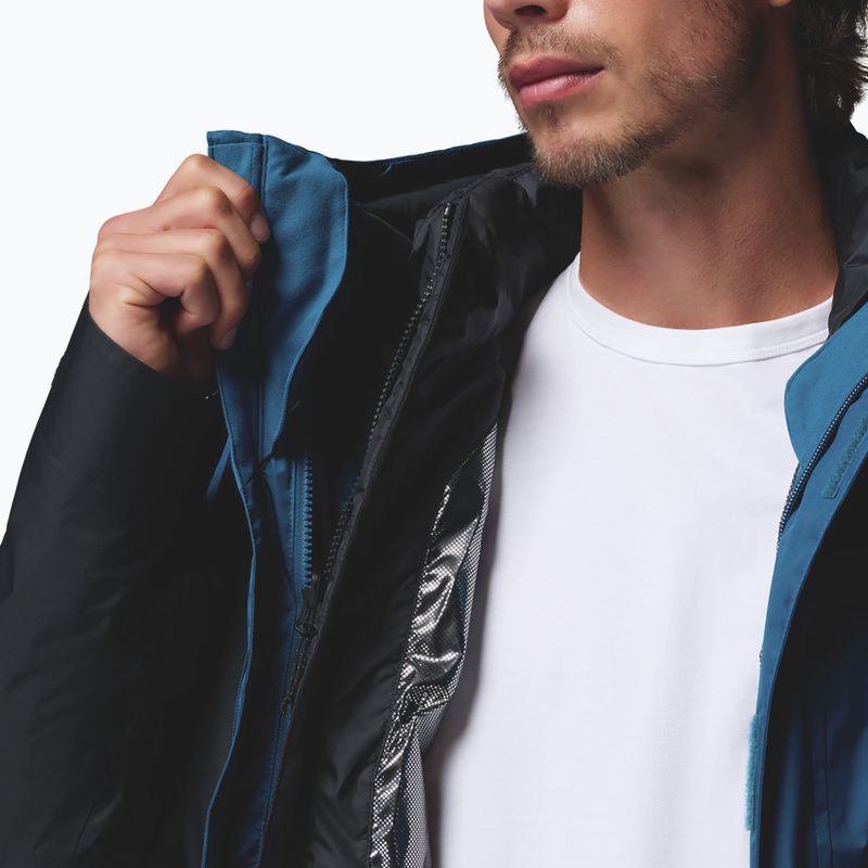 Men's rain jacket Columbia Inner Limits Interchange phoenix blue/black 7