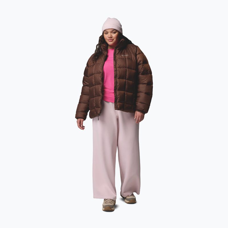 Women's insulated jacket Columbia Puffect III Full Zip tobacco 2