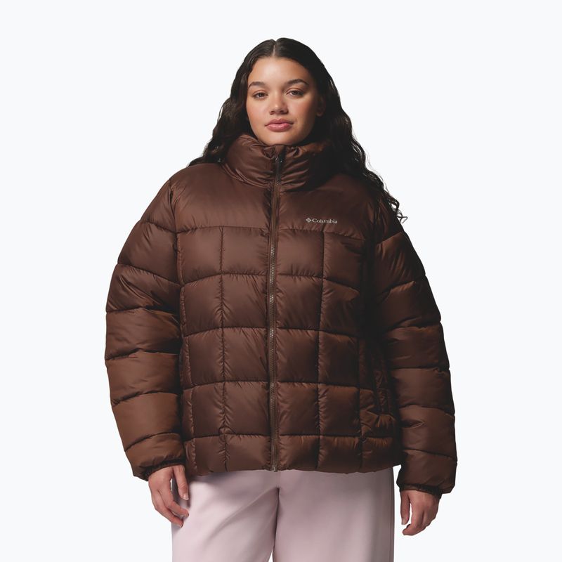 Women's insulated jacket Columbia Puffect III Full Zip tobacco 5