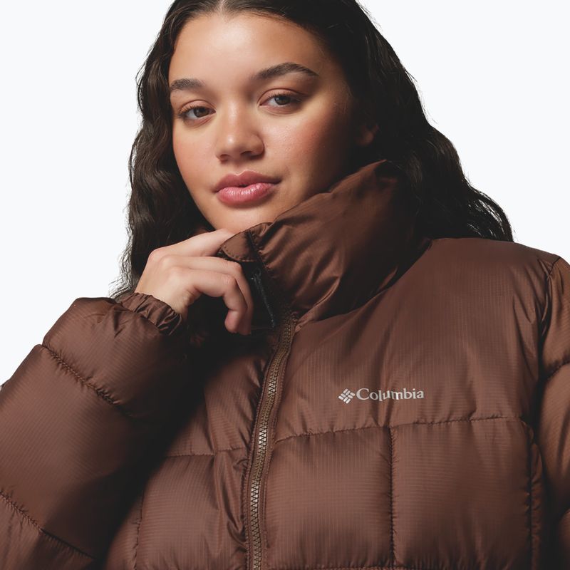 Women's insulated jacket Columbia Puffect III Full Zip tobacco 6
