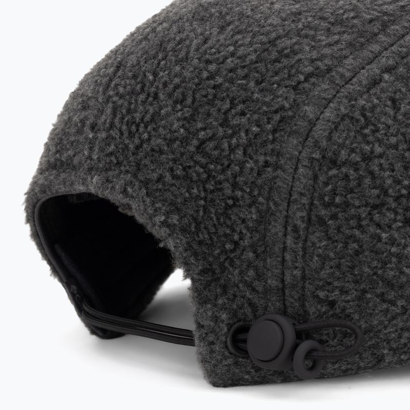 Baseball cap Columbia Creek Side Thermal 5 Panel charcoal heather fleece/black ripstop 4