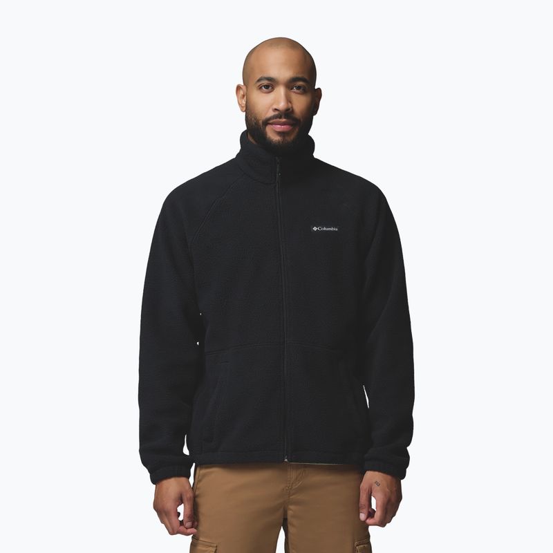 Men's fleece sweatshirt Columbia Timber Crest MTR Fleece Full Zip black