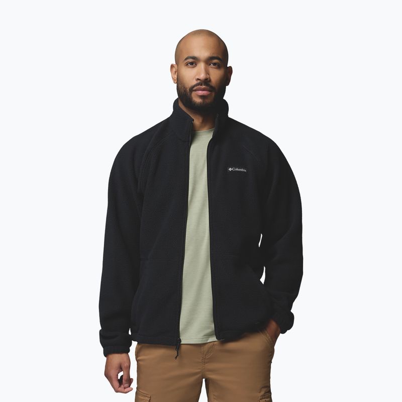 Men's fleece sweatshirt Columbia Timber Crest MTR Fleece Full Zip black 4