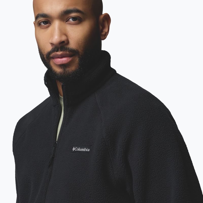 Men's fleece sweatshirt Columbia Timber Crest MTR Fleece Full Zip black 7