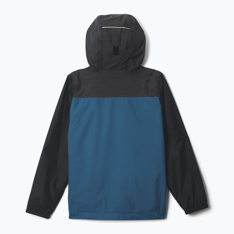 Children's rain jacket Columbia Rainy Trails III Fleece Lined phoenix blue/black 2