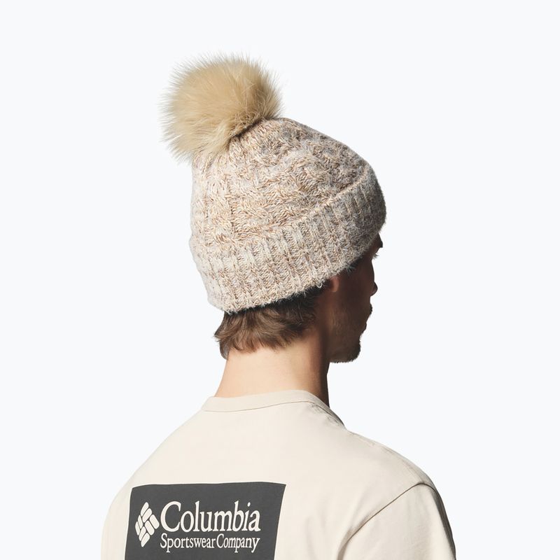 Winter hat Columbia Winter Blur II Beanie camel brown/skittles 4