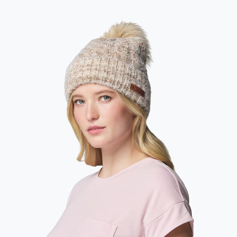 Winter hat Columbia Winter Blur II Beanie camel brown/skittles 5