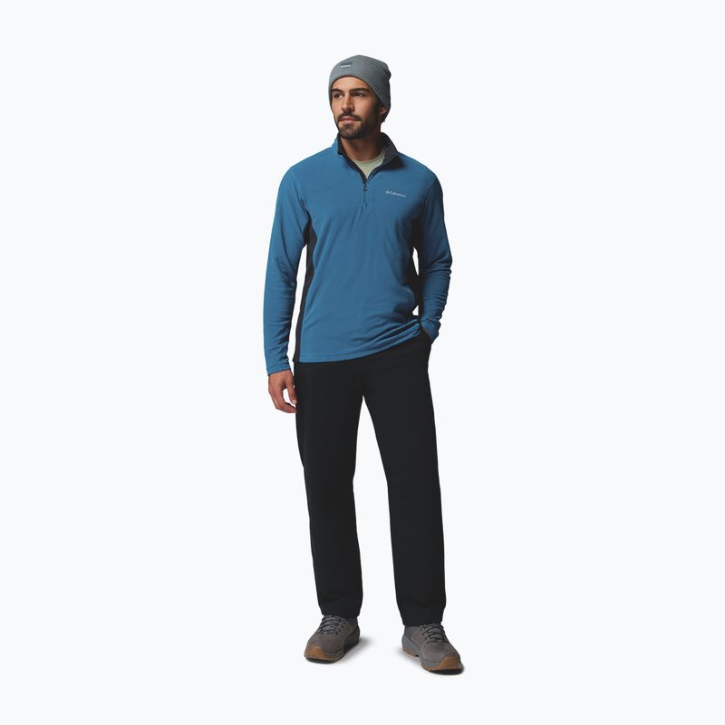 Men's fleece sweatshirt Columbia Klamath Range II HZ Phoenix Blue/Black 2