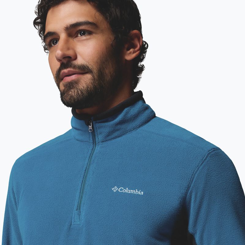 Men's fleece sweatshirt Columbia Klamath Range II HZ Phoenix Blue/Black 5