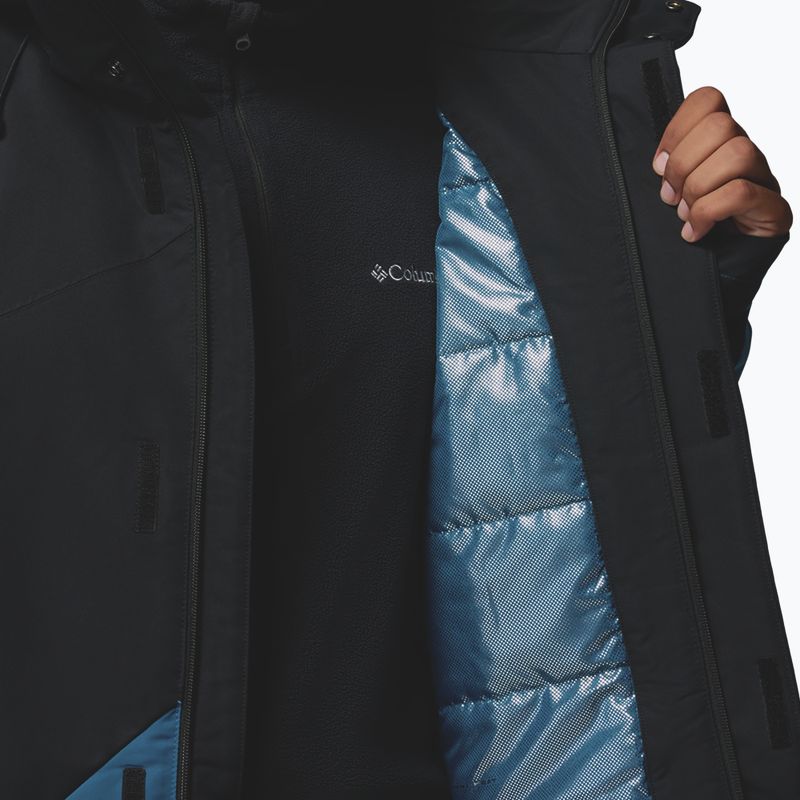 Men's ski jacket Columbia Last Tracks III black/phoenix blue 12