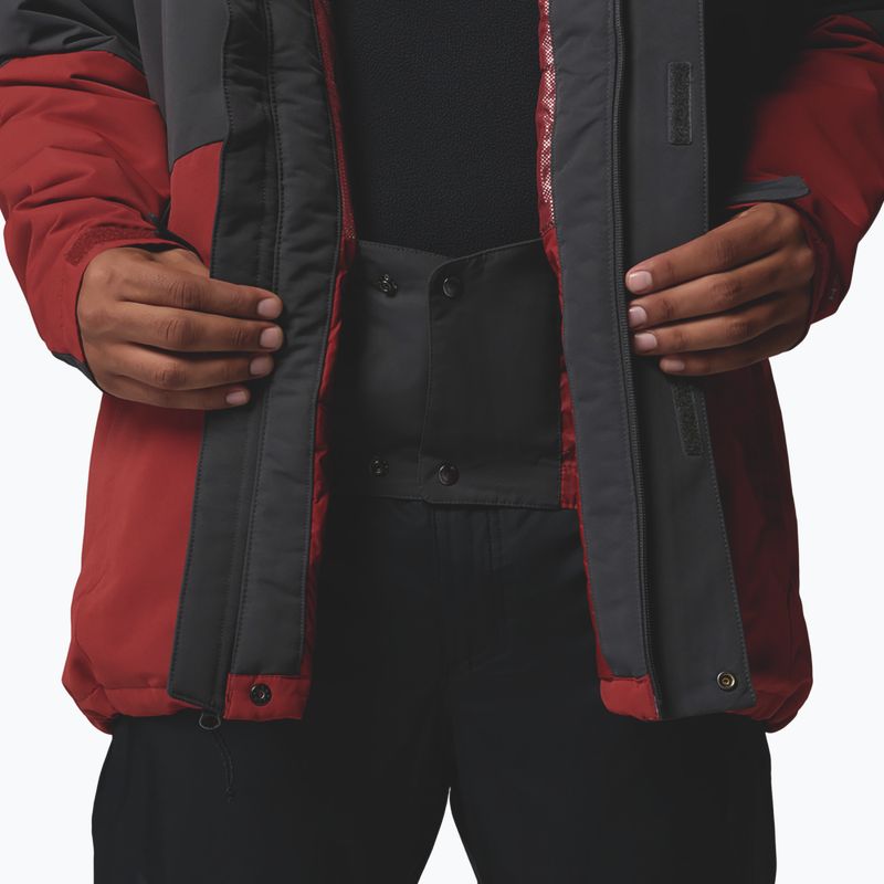 Men's ski jacket Columbia Last Tracks III shark/red oxide 12