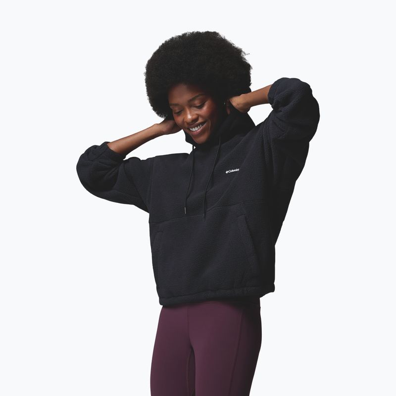 Women's fleece sweatshirt Columbia Timber Meadow MTR Fleece Hoodie black 5